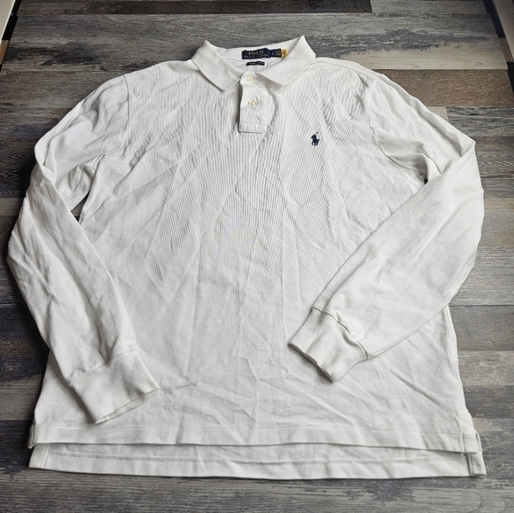 Polo Ralph Lauren Other - Polo Ralph Lauren White Long Sleeve Men's Large Custom Slim Fit